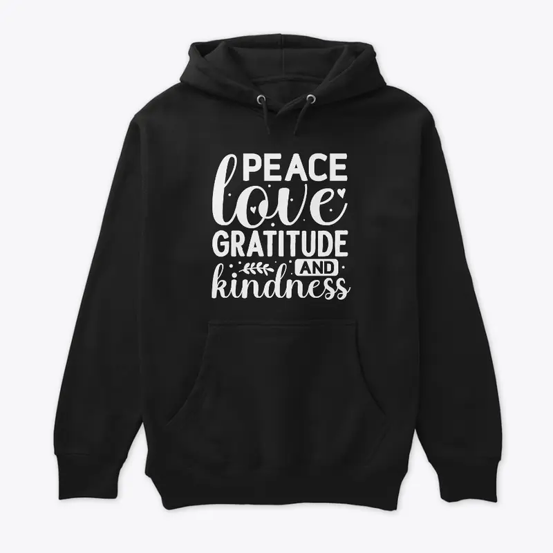 Peace, Love, Gratitude, Kindness LR005CG