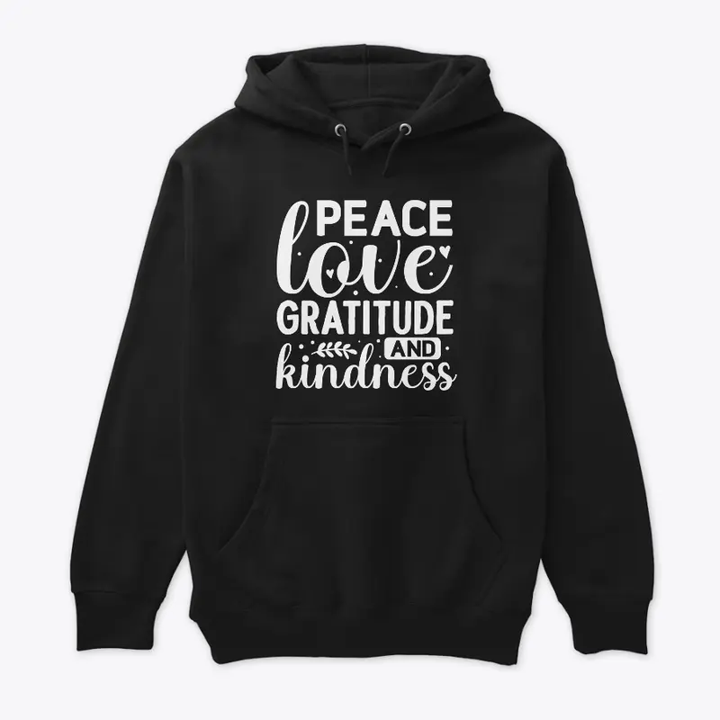 Peace, Love, Gratitude, Kindness LR005CG