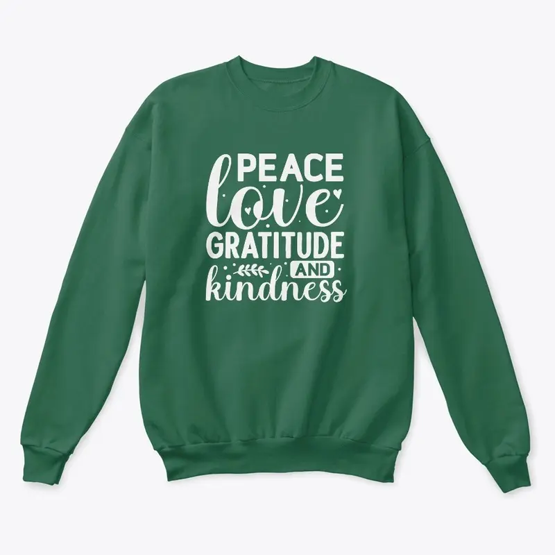 Peace, Love, Gratitude, Kindness LR005CG